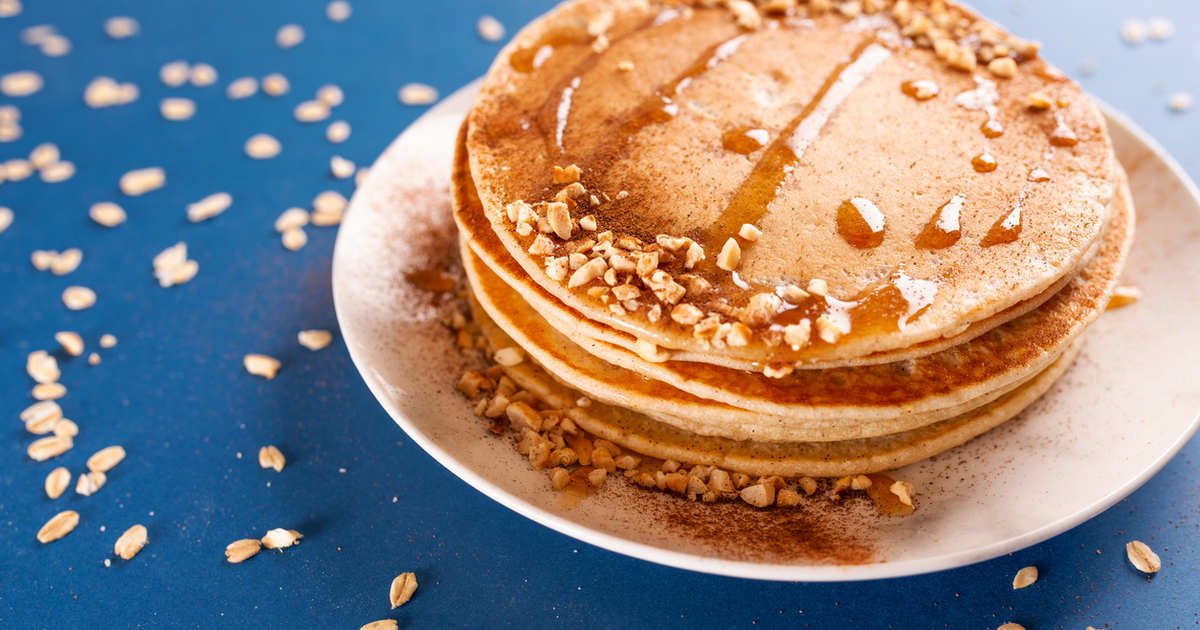 Honey and Oat Pancakes